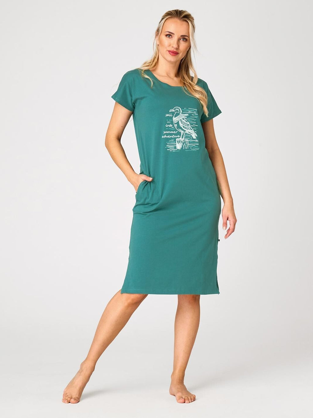 1-Koszula Key LHD 740 B26 kr/r S-XL damska morski-1