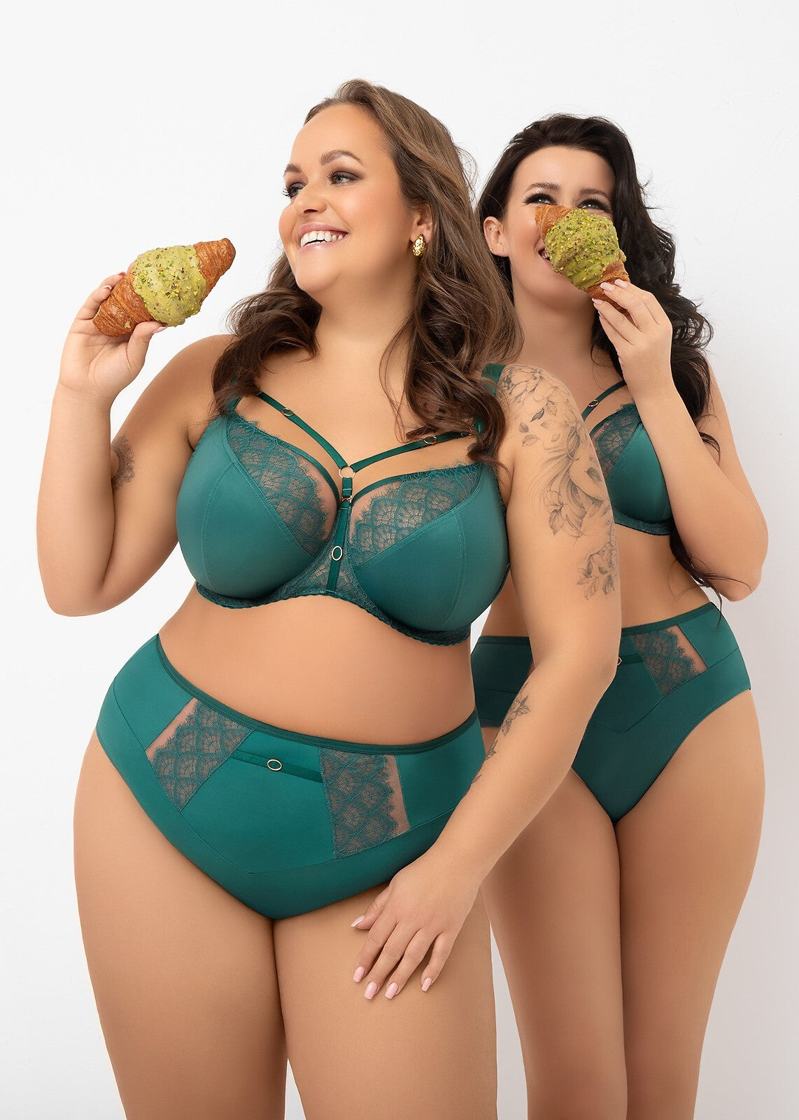 Kasja | Slip brasiliano da donna in microfibra e pizzo - Lullaby Lingerie