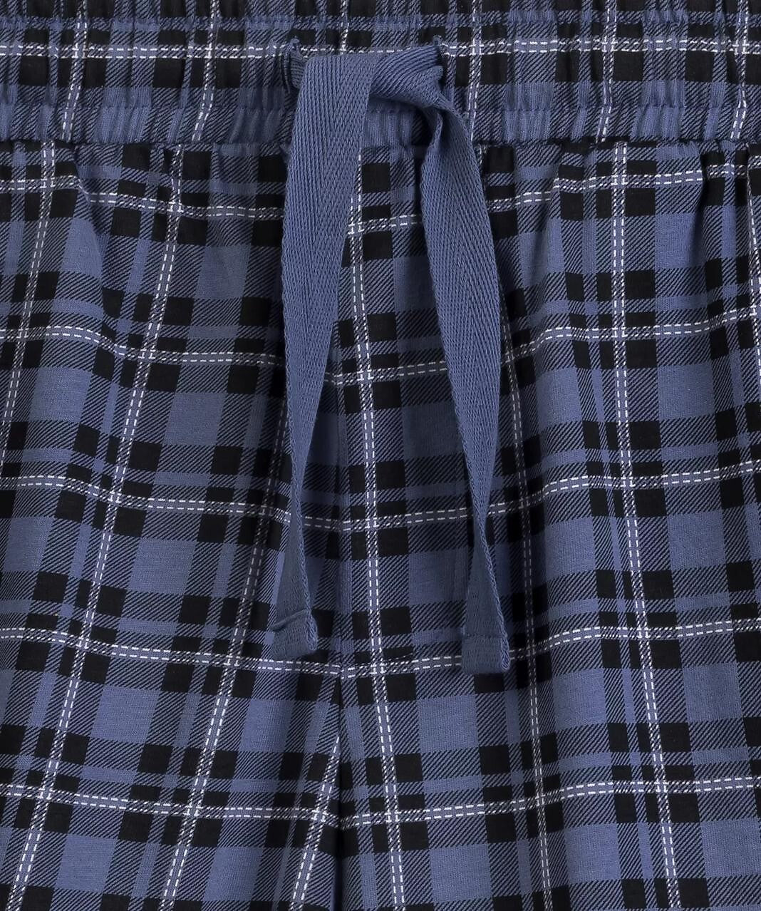 Pigiama Uomo Estivo "Peach Effect" – T-shirt con Bottoni e Shorts a Quadri - NMP-401 - Lullaby Lingerie