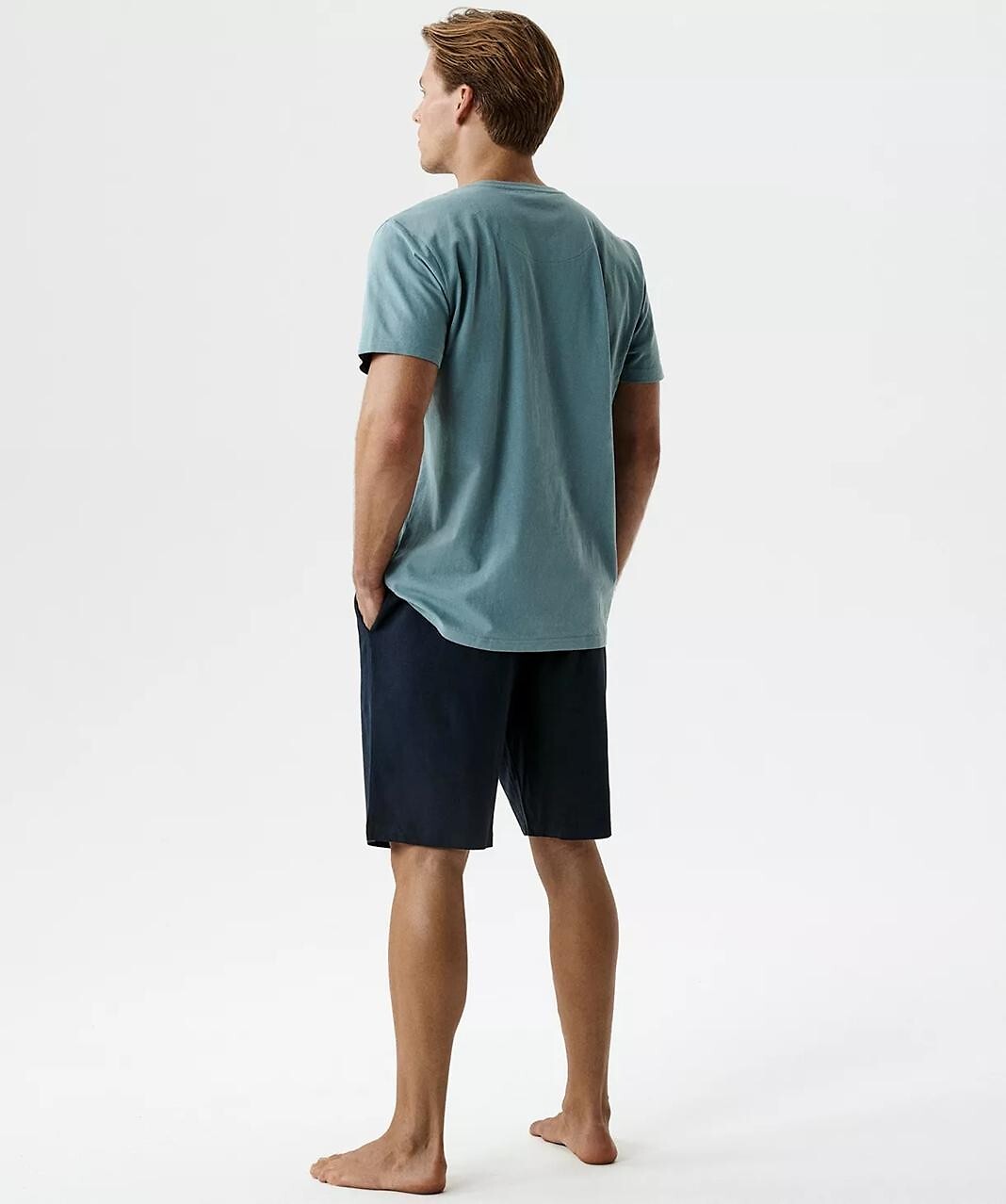 Pigiama da uomo in 100% cotone con trattamento Peach Effect - NMP-398 - Lullaby Lingerie