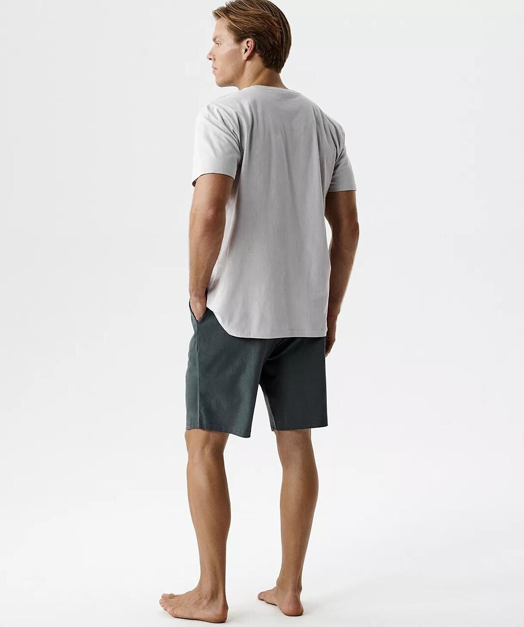 Pigiama da uomo in 100% cotone con trattamento Peach Effect - NMP-398 - Lullaby Lingerie