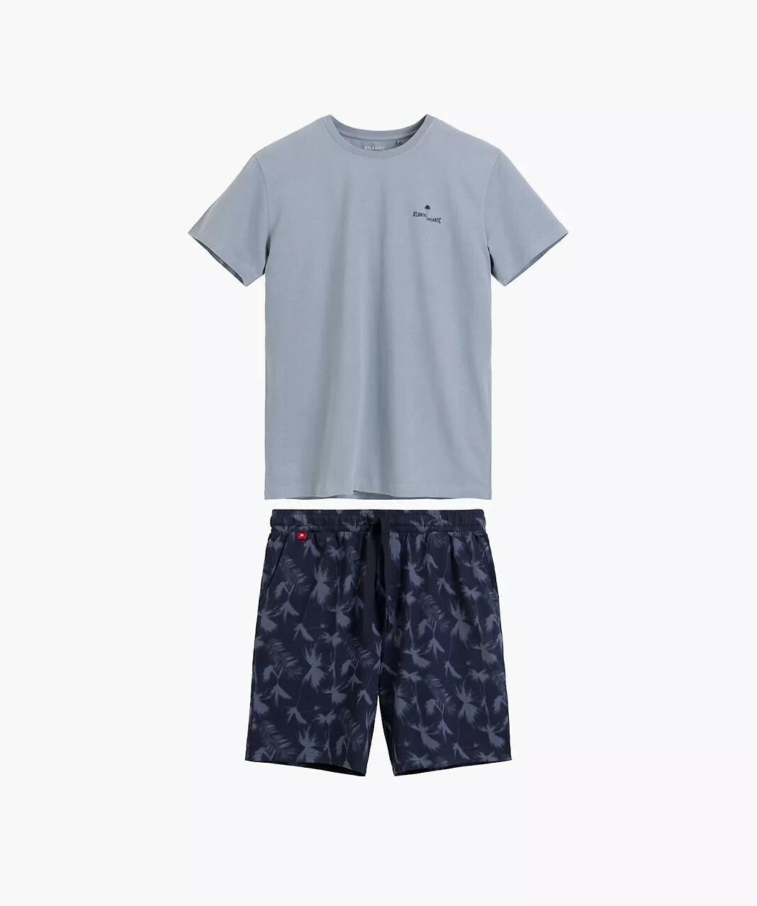 4-Piżama Atlantic NMP-399 kr/r S-2XL miętowy-granatowy-4