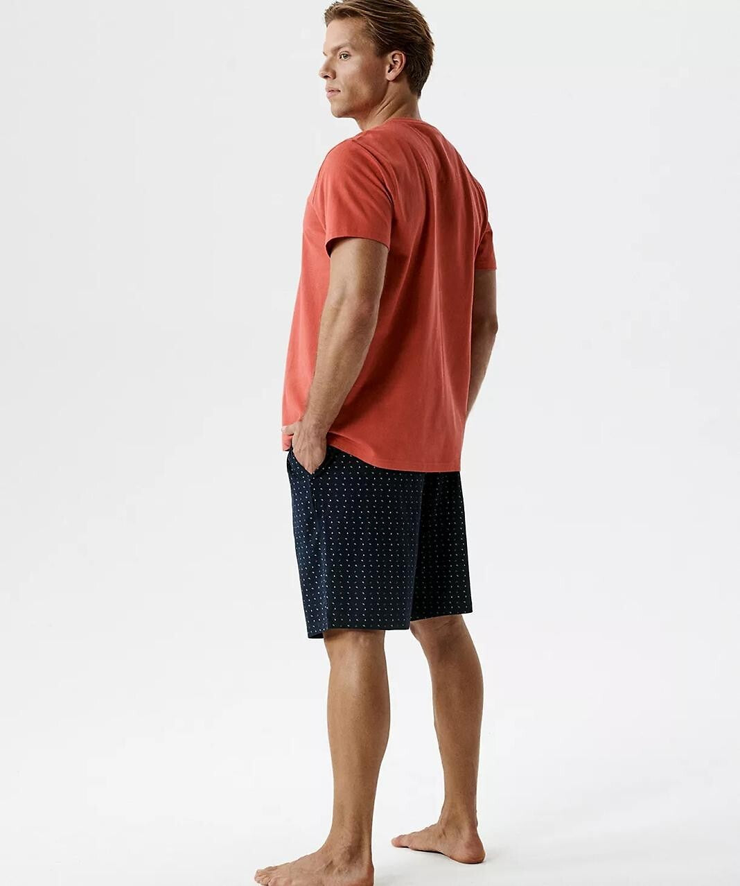 3-Piżama Atlantic NMP-400 kr/r S-2XL czerwony-granatowy-3