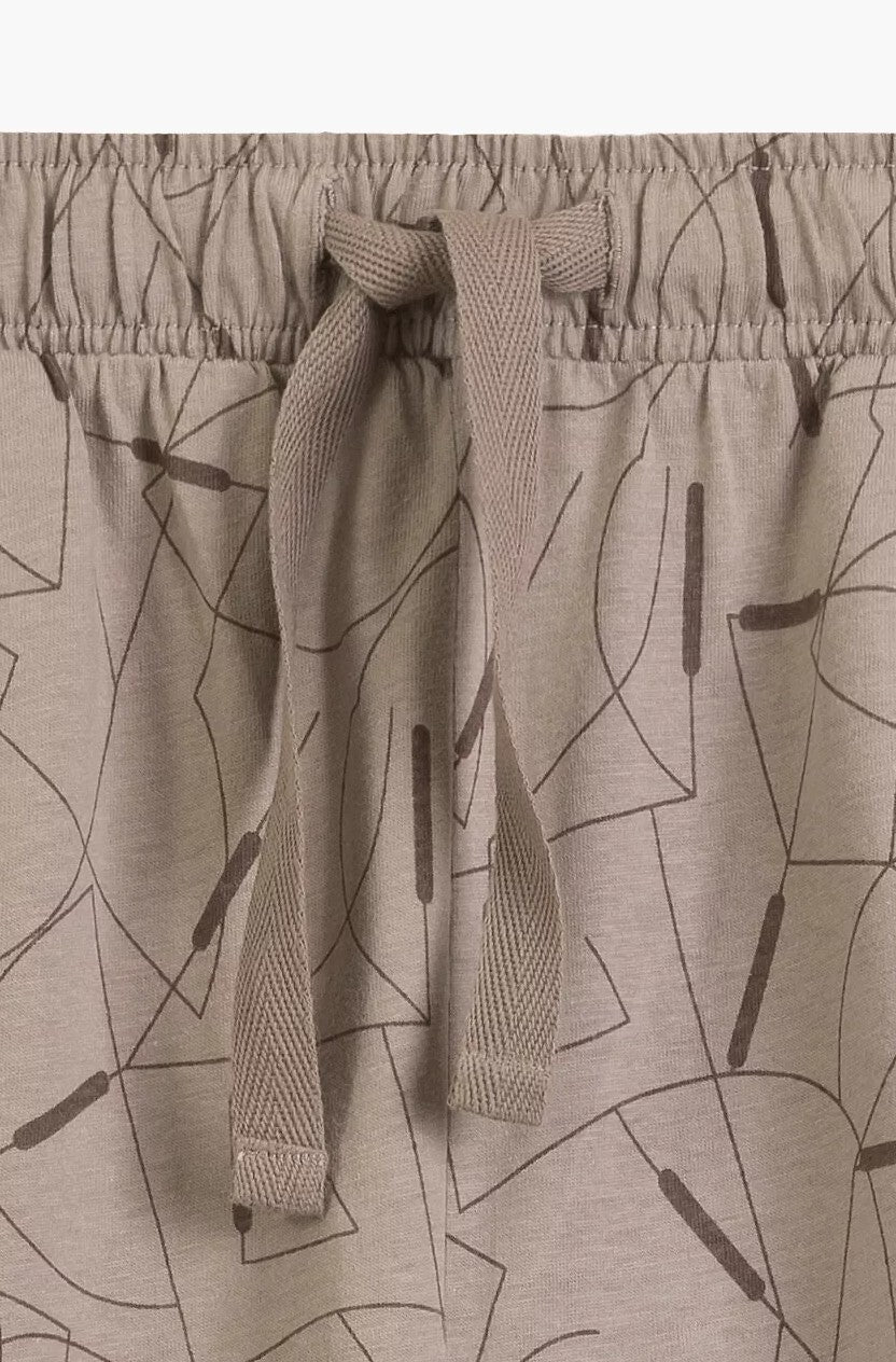 5-Piżama Atlantic NLP-508 kr/r S-2XL beżowy jasny-5