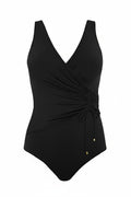 Traje de baño de una pieza con lazo bajo el busto y escote en la espalda (Roma 7)