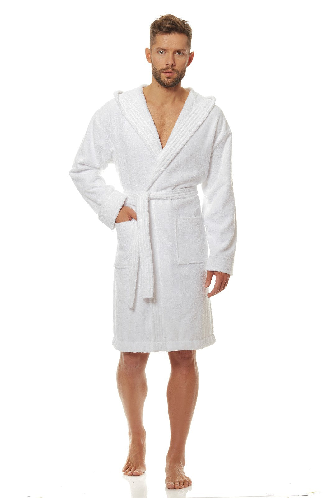 Accappatoio da uomo in 100% cotone - 2103 - Lullaby Lingerie