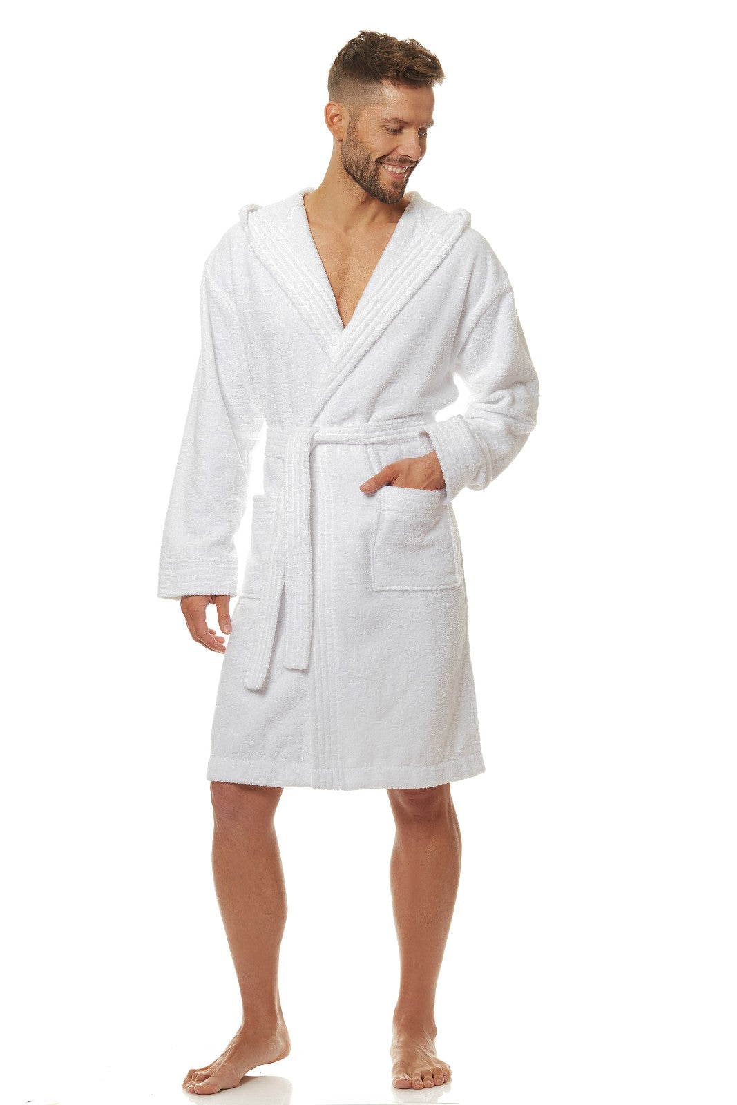 Accappatoio da uomo in 100% cotone - 2103 - Lullaby Lingerie
