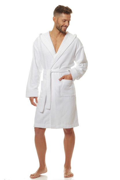 Accappatoio da uomo in 100% cotone - 2103 - Lullaby Lingerie