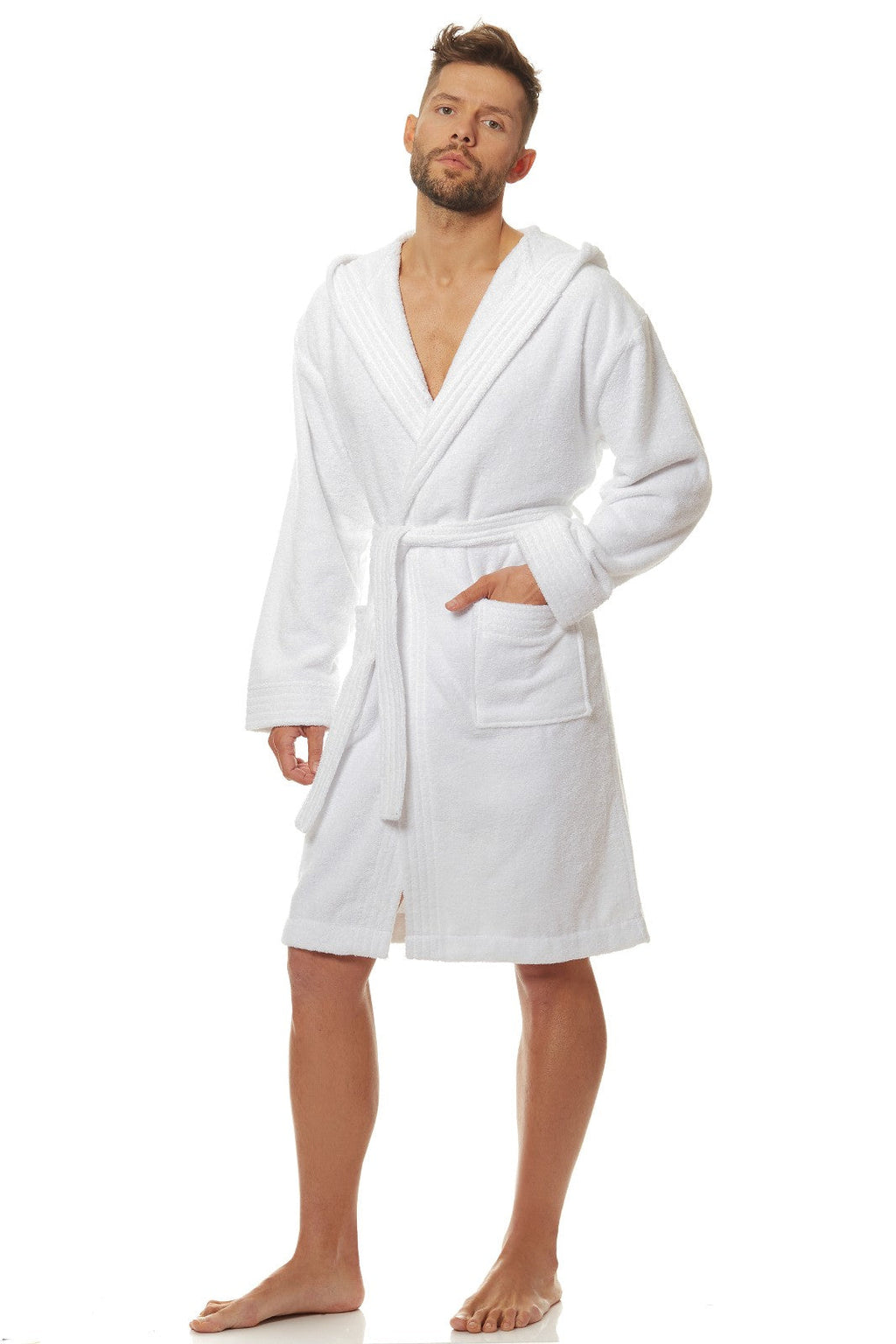 Accappatoio da uomo in 100% cotone - 2103 - Lullaby Lingerie