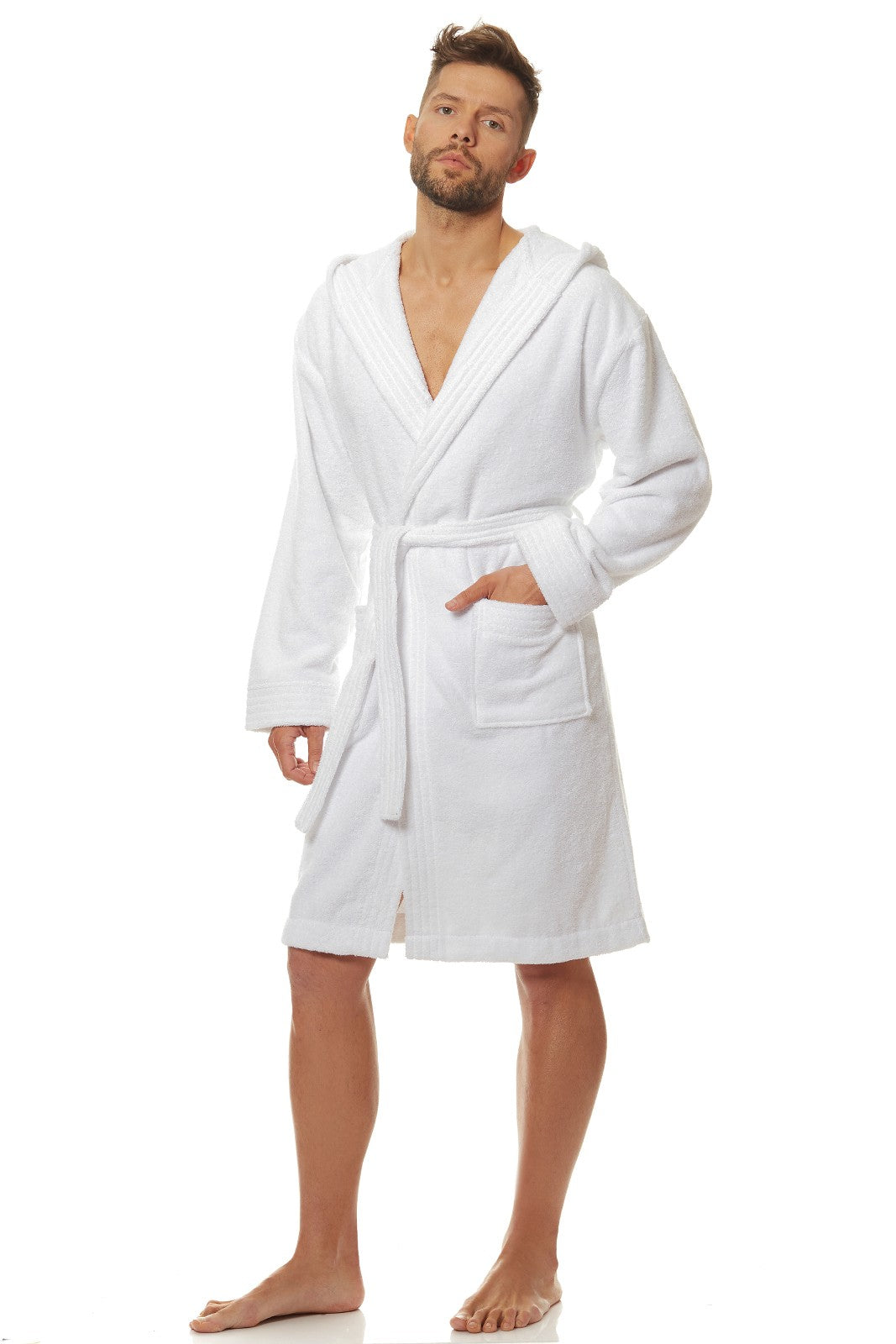Accappatoio da uomo in 100% cotone - 2103 - Lullaby Lingerie