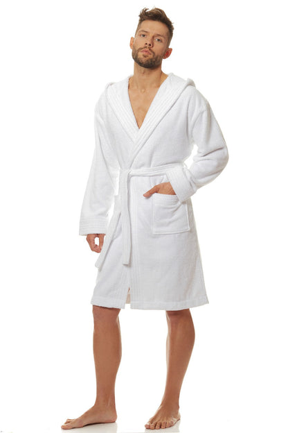 Accappatoio da uomo in 100% cotone - 2103 - Lullaby Lingerie