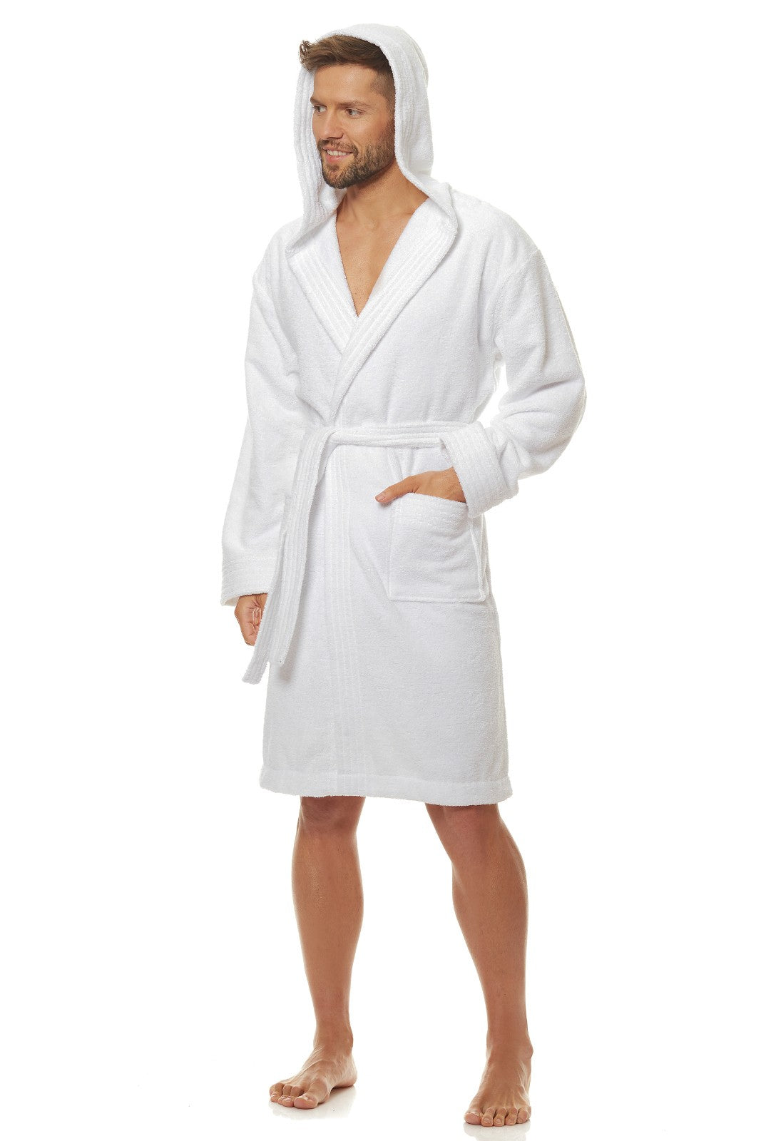 Accappatoio da uomo in 100% cotone - 2103 - Lullaby Lingerie