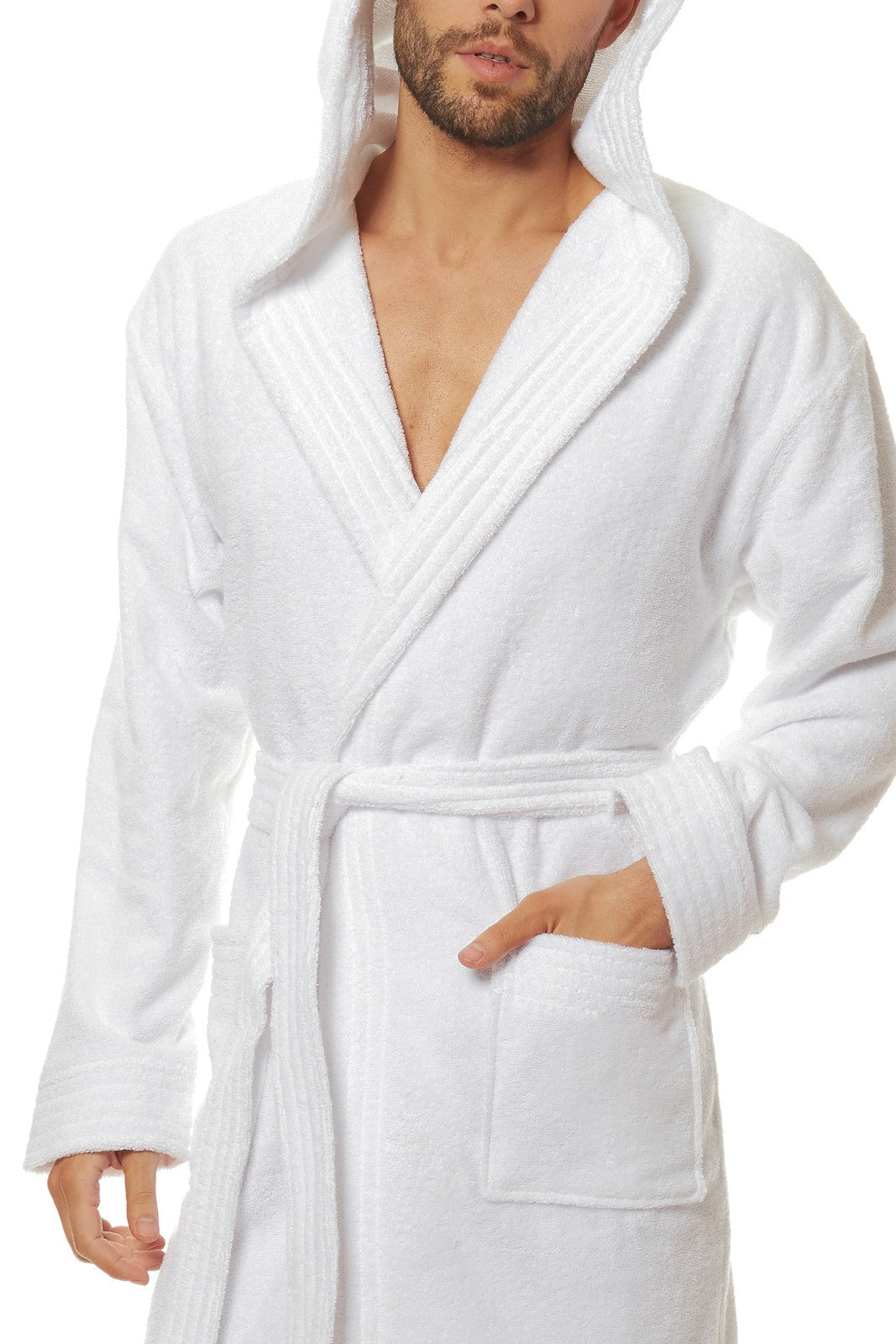Accappatoio da uomo in 100% cotone - 2103 - Lullaby Lingerie