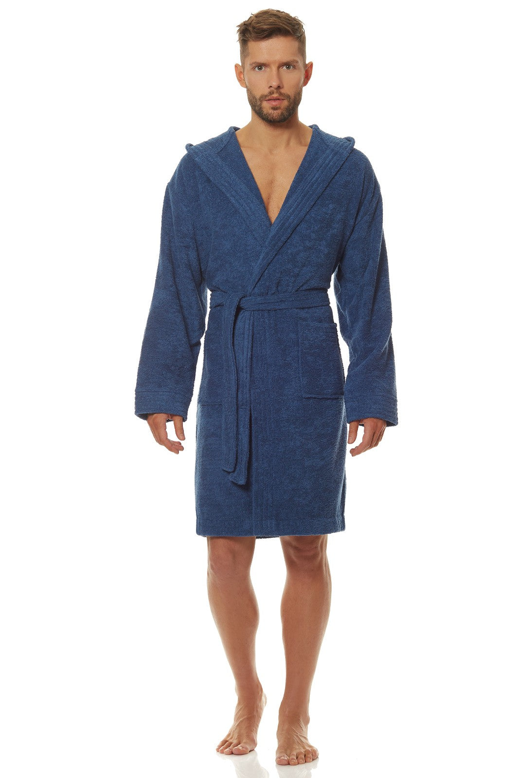 Accappatoio da uomo in 100% cotone - 2103 - Lullaby Lingerie