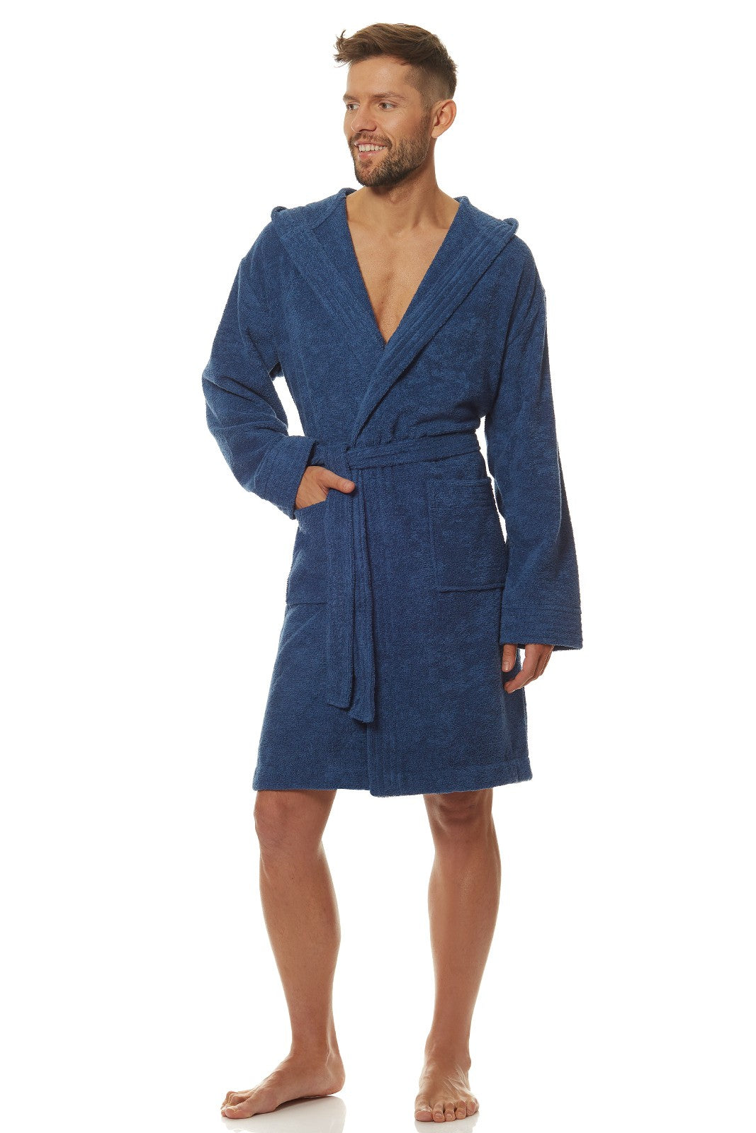 Accappatoio da uomo in 100% cotone - 2103 - Lullaby Lingerie