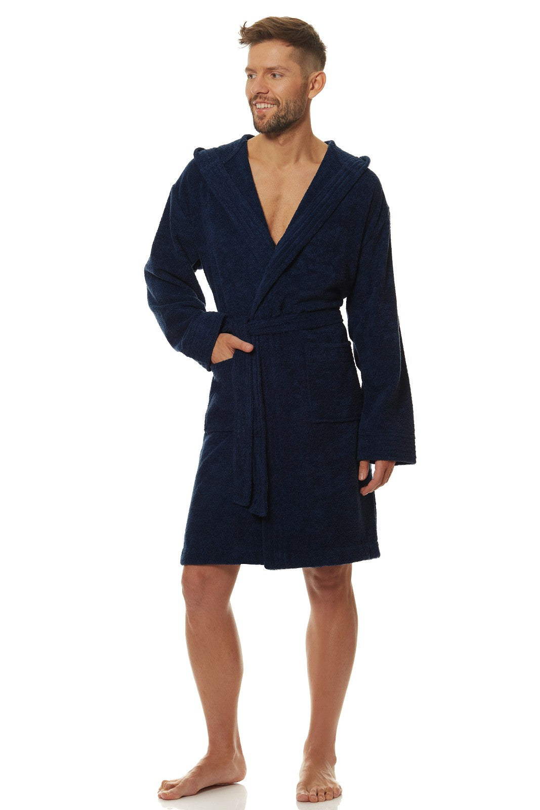 Accappatoio da uomo in 100% cotone - 2103 - Lullaby Lingerie