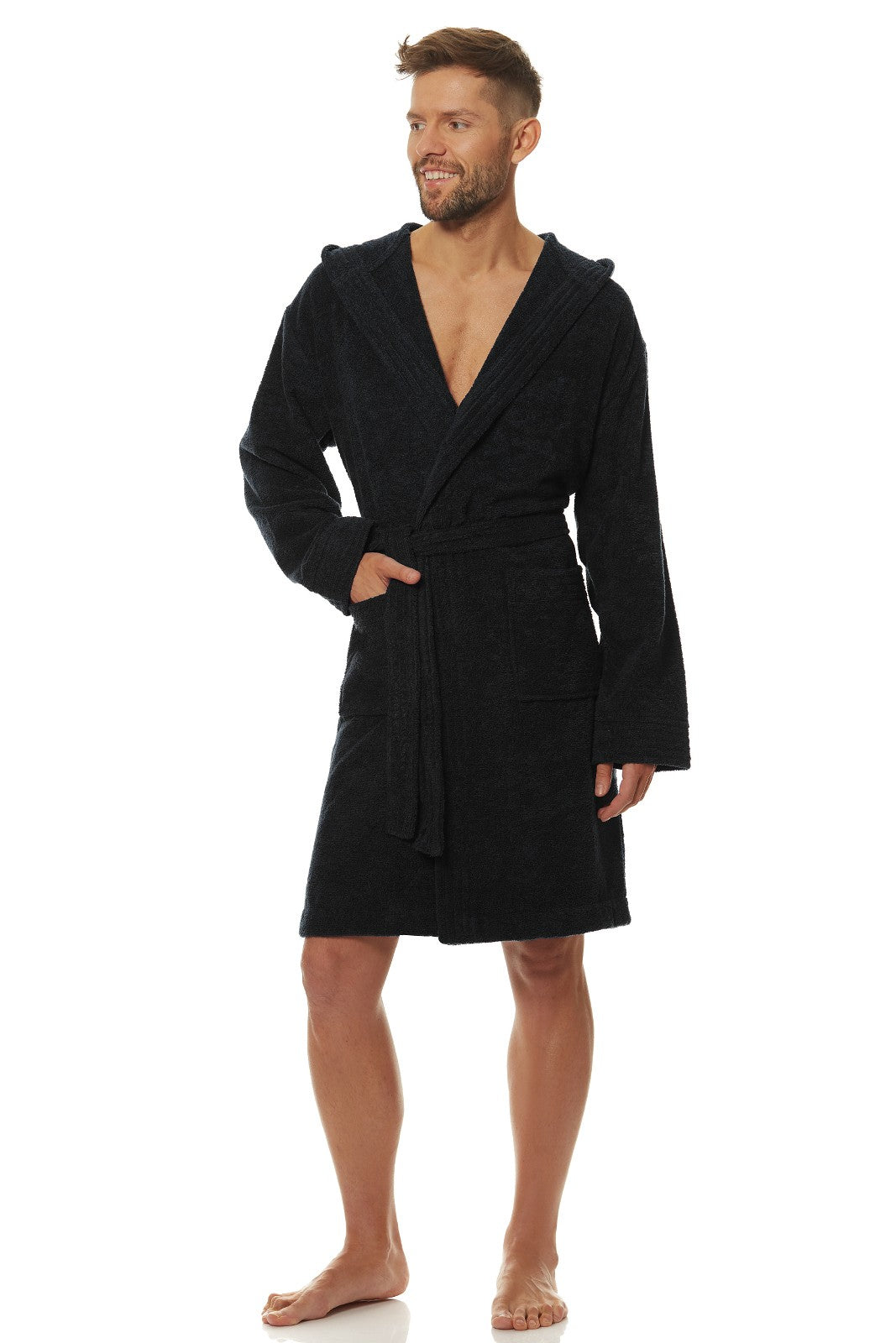Accappatoio da uomo in 100% cotone - 2103 - Lullaby Lingerie