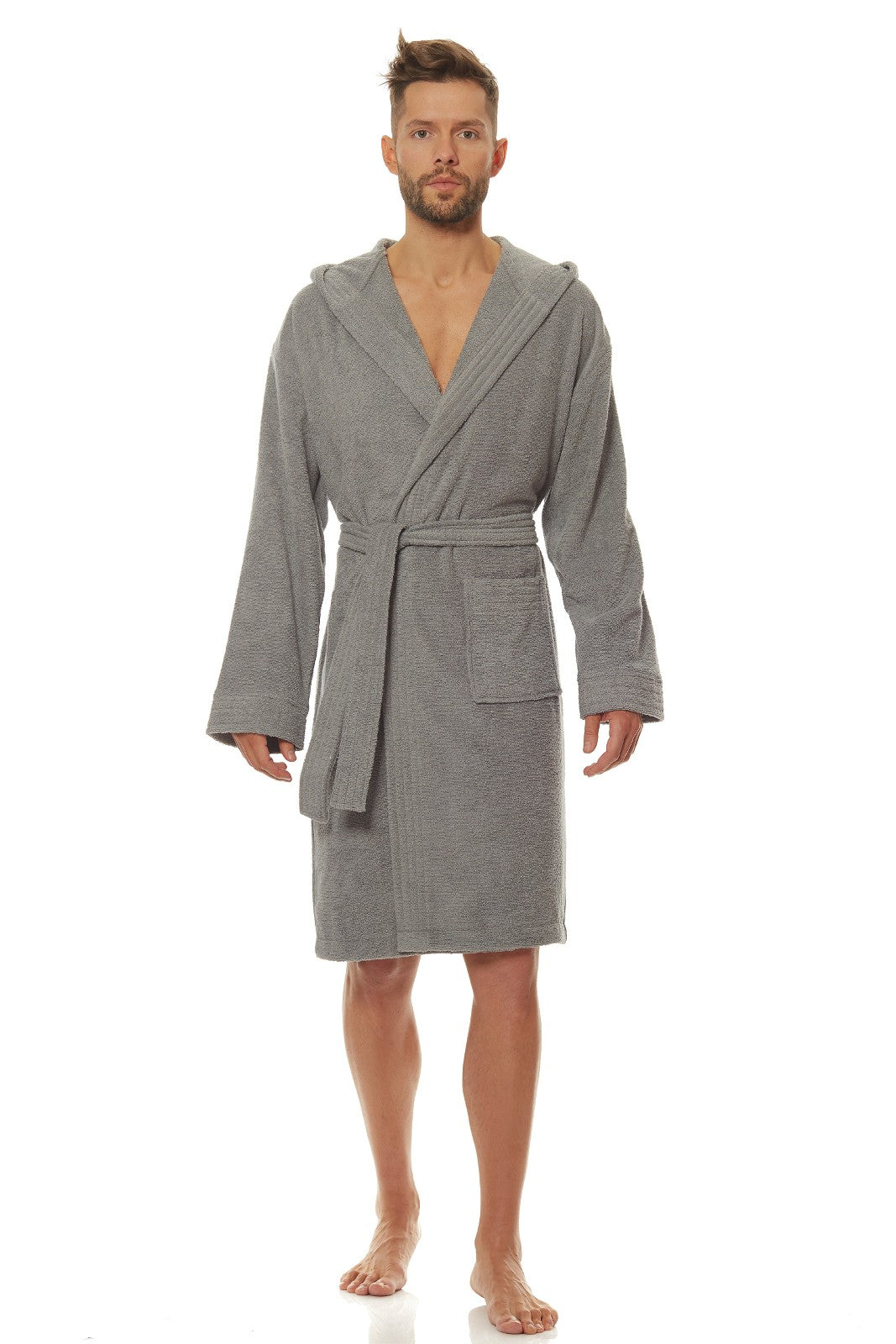 Accappatoio da uomo in 100% cotone - 2103 - Lullaby Lingerie