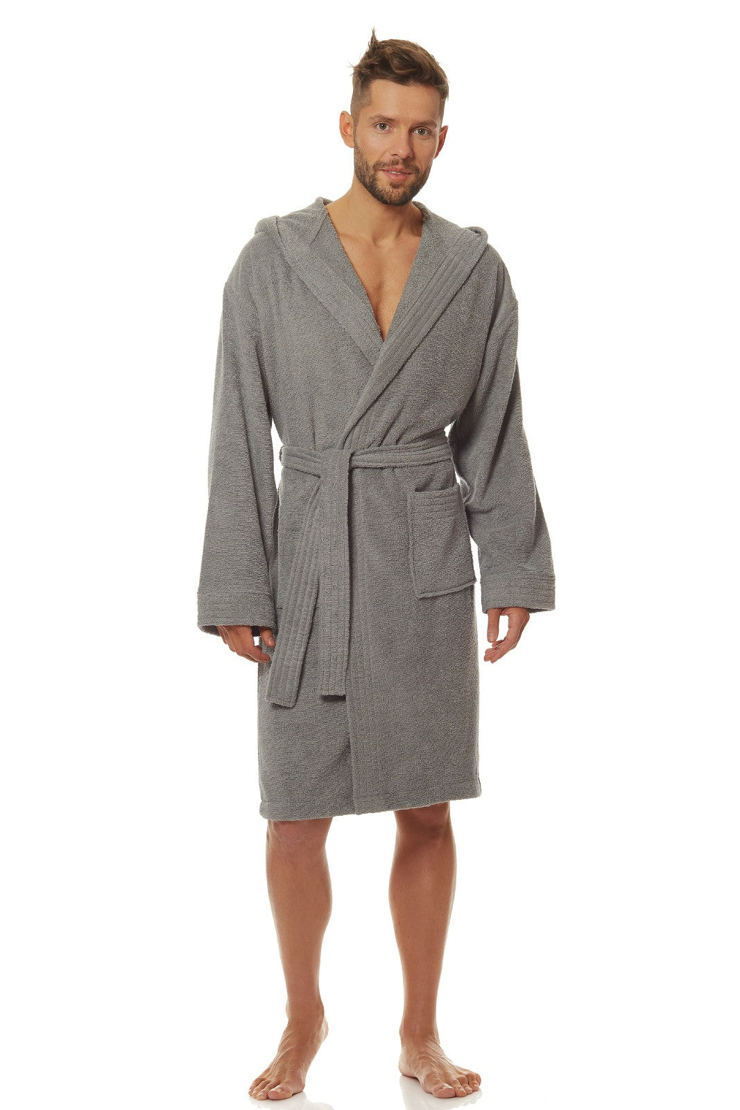 Accappatoio da uomo in 100% cotone - 2103 - Lullaby Lingerie