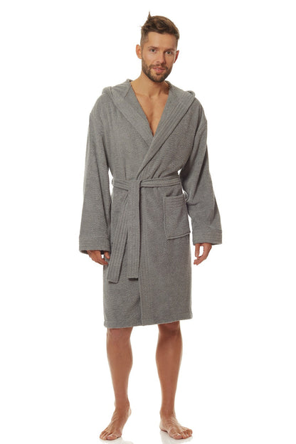 Accappatoio da uomo in 100% cotone - 2103 - Lullaby Lingerie