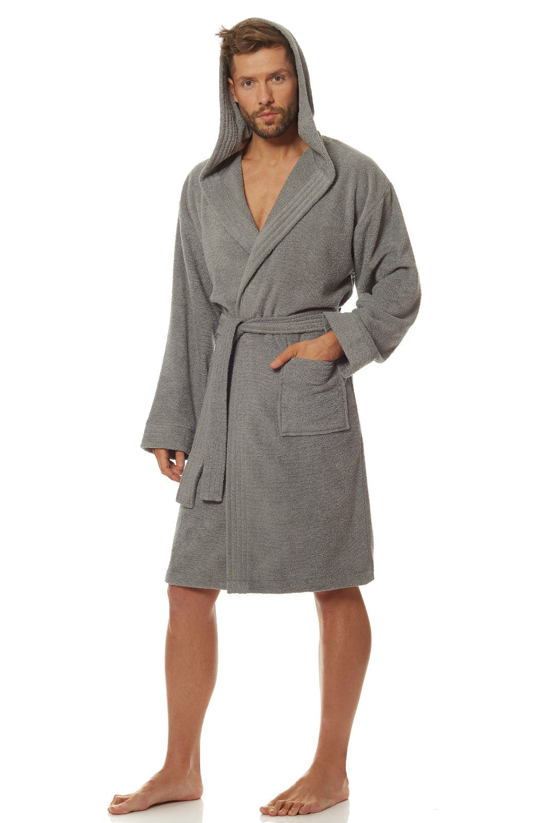 Accappatoio da uomo in 100% cotone - 2103 - Lullaby Lingerie