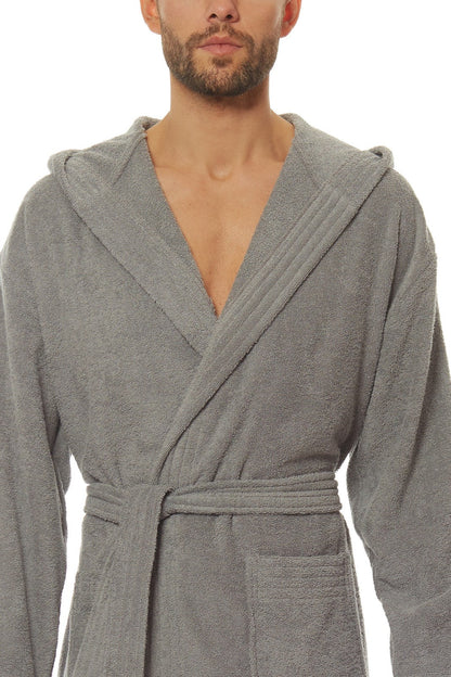 Accappatoio da uomo in 100% cotone - 2103 - Lullaby Lingerie