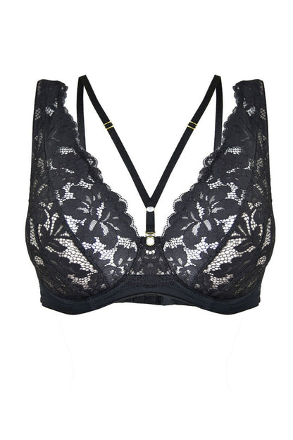 BIUSTONOSZ JASMIN BRALETTE 19152 BLACK - Lullaby Lingerie