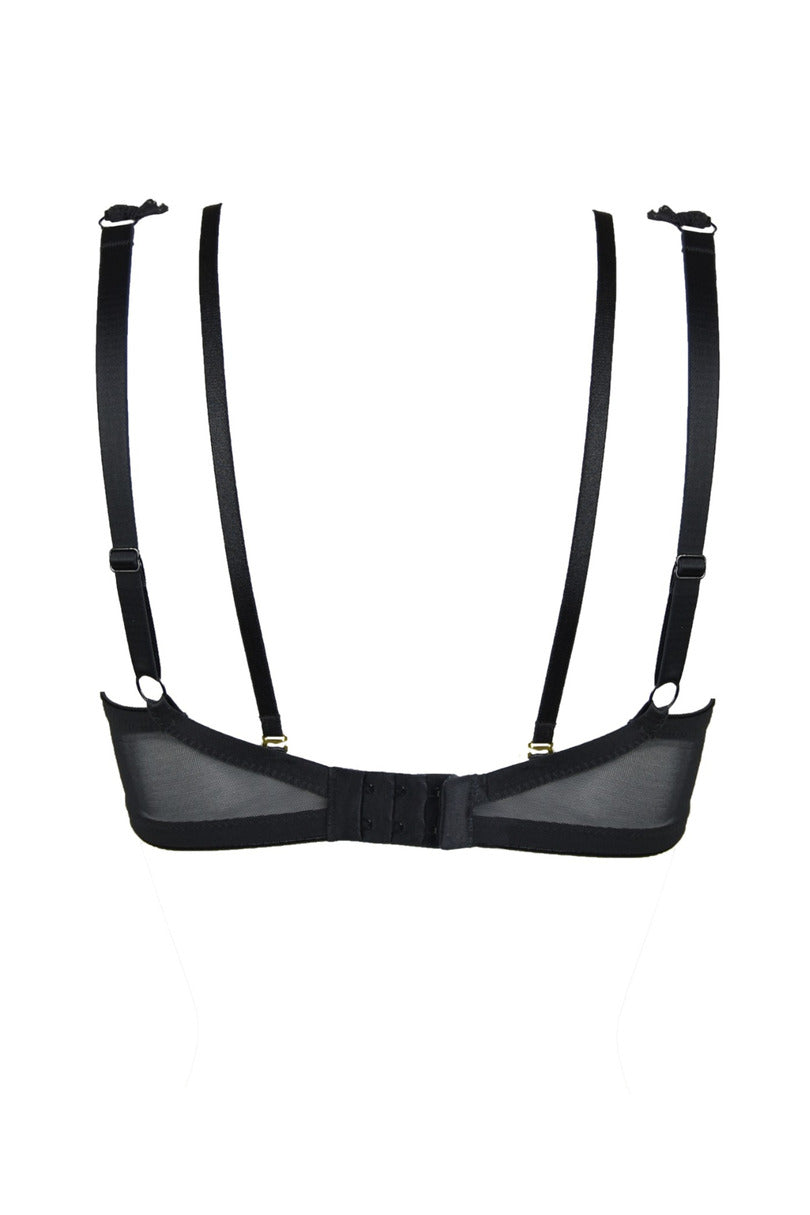 BIUSTONOSZ JASMIN BRALETTE 19152 BLACK - Lullaby Lingerie