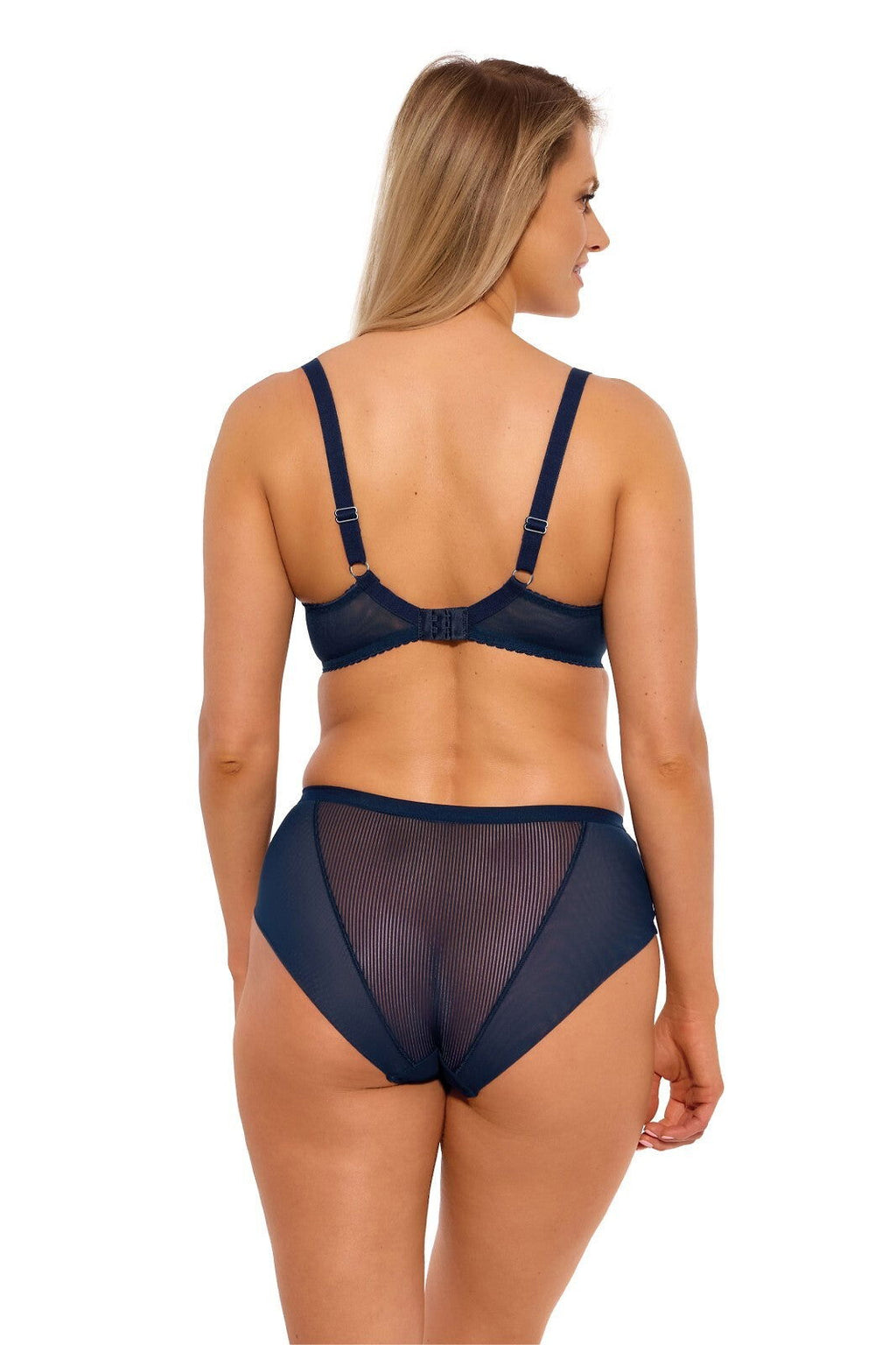 Biustonosz semi soft Gaia BS 1058 Sonia granatowy - Lullaby Lingerie