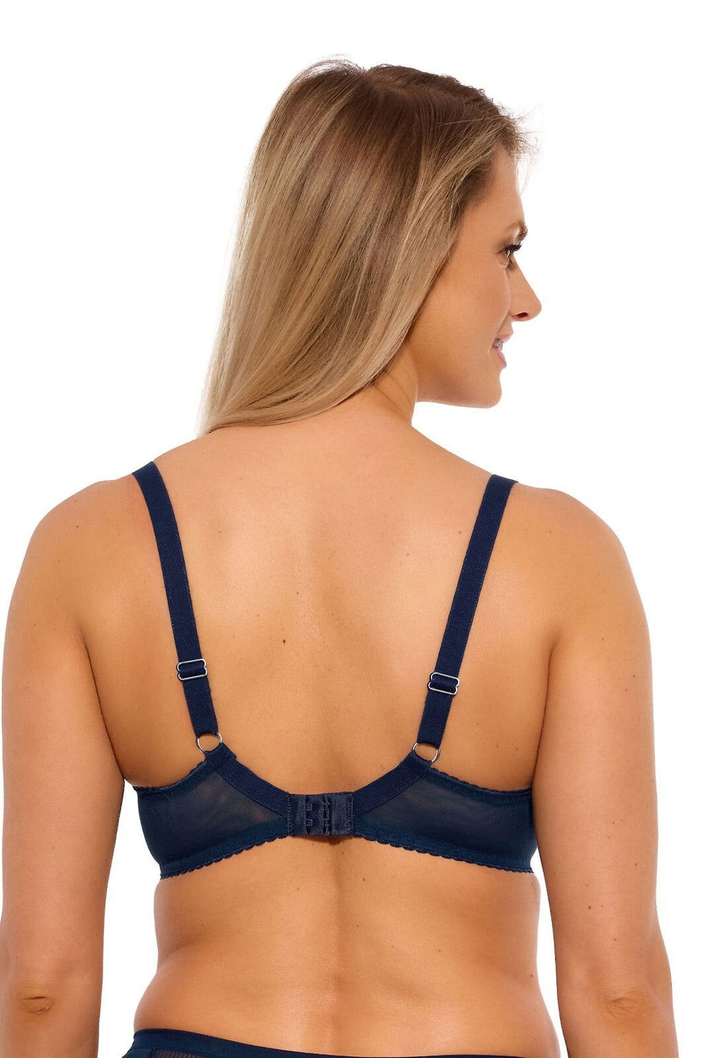 Biustonosz semi soft Gaia BS 1058 Sonia granatowy - Lullaby Lingerie