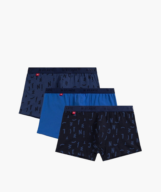 Boxer da uomo in cotone elasticizzato - Pack da 3 pezzi - 3MH-182 - Lullaby Lingerie