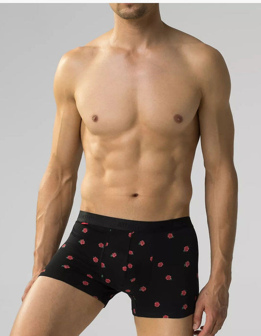 Boxer da uomo in cotone elasticizzato - set da 2 pezzi - 2GMH-026 - Lullaby Lingerie