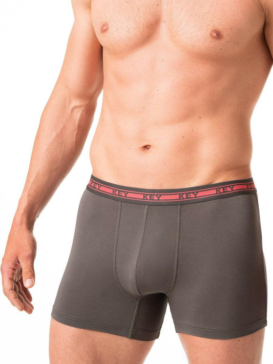 Boxer in bambù elasticizzato - MXH 178 - Marrone - Lullaby Lingerie