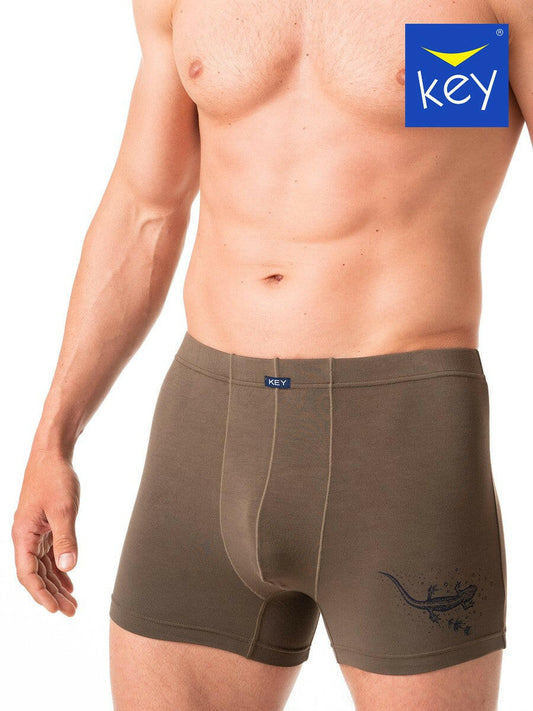 Boxer in cotone elasticizzato - MXH 633 - kaki - Lullaby Lingerie