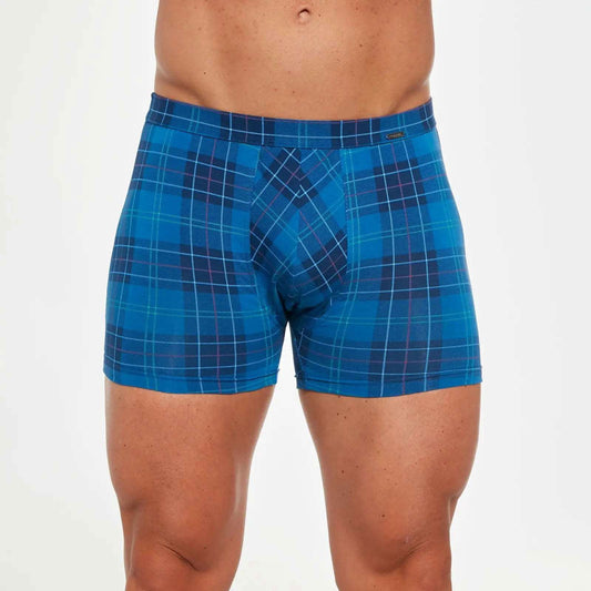 Boxer in cotone elasticizzato di alta qualità - PRIME -  904/103 - taglie dalla S alla 2XL -  Azzurro - Lullaby Lingerie