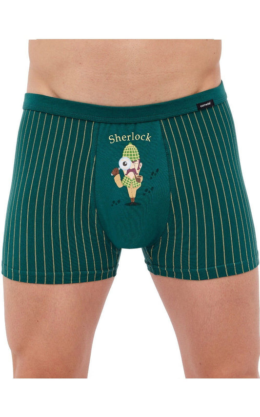 Boxer in cotone elasticizzato di alta qualità - TATTOO -  280/235 - Sherlock - Lullaby Lingerie
