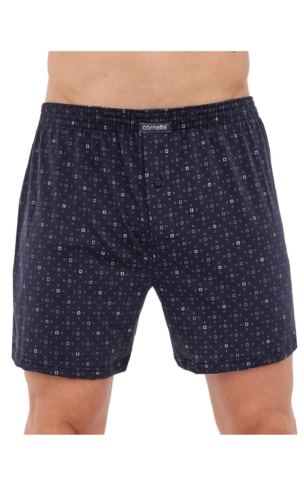 Boxer uomo ampio con bottoni 100% cotone - CLASSIC COMFORT - 286 - Lullaby Lingerie