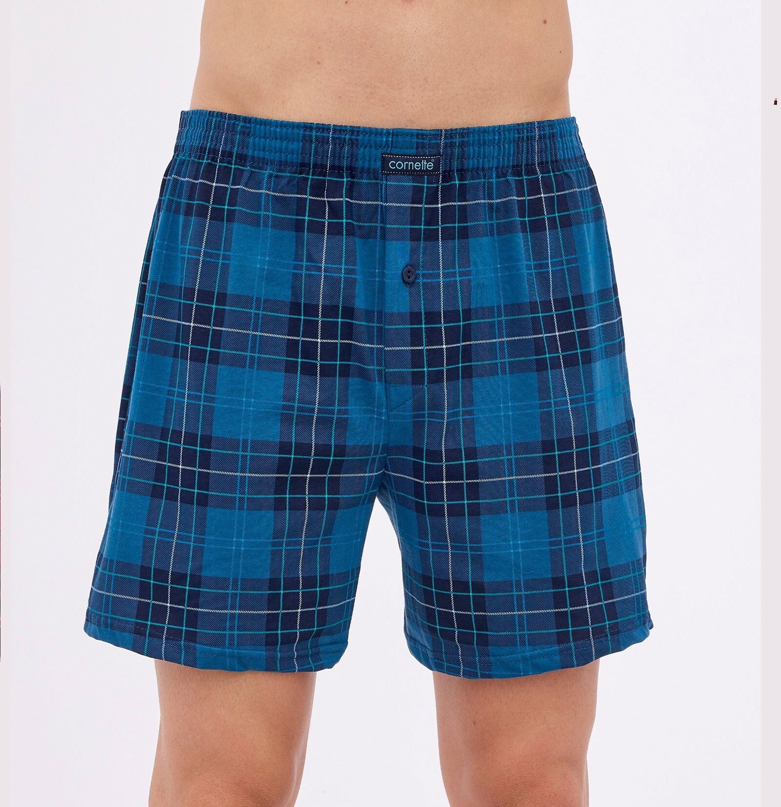 Boxer uomo ampio con bottoni 100% cotone - CLASSIC COMFORT - 293 - Lullaby Lingerie