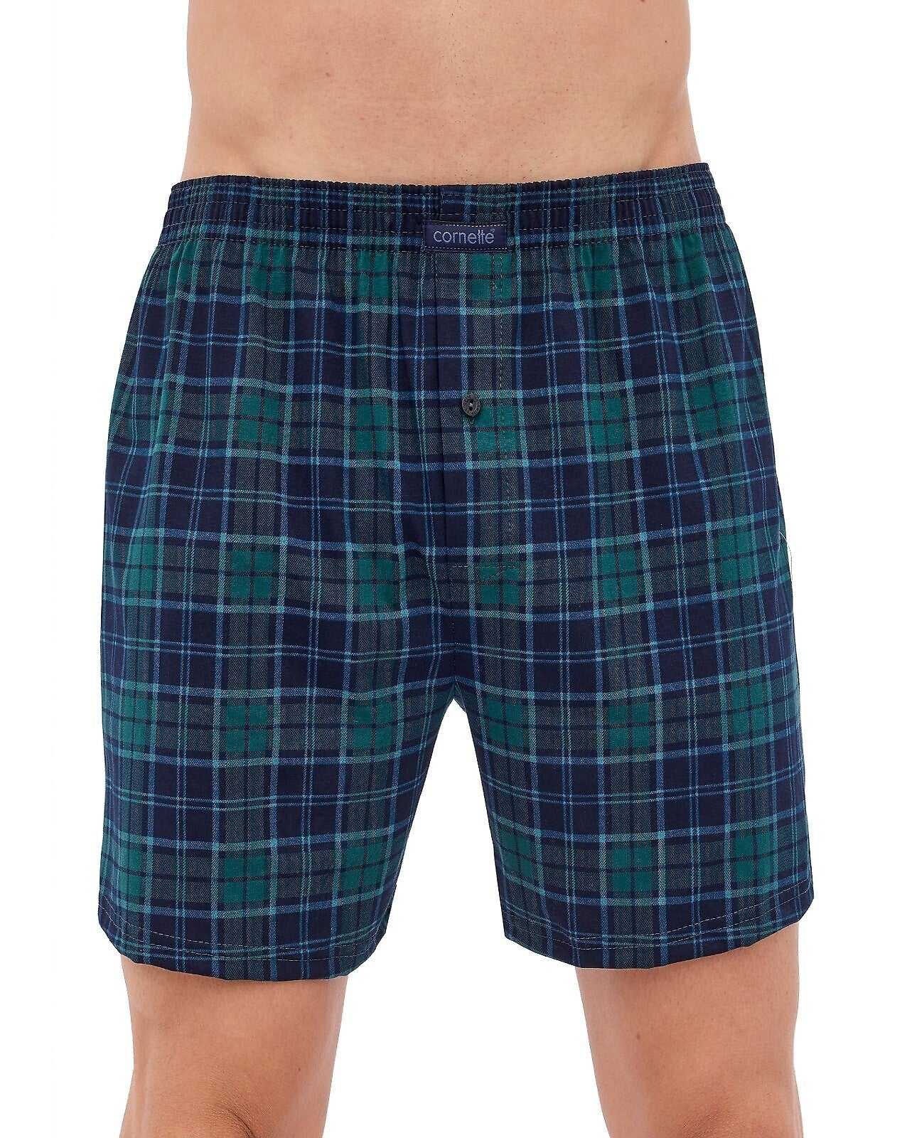 Boxer uomo ampio con bottoni 100% cotone - CLASSIC COMFORT - 297 - Lullaby Lingerie