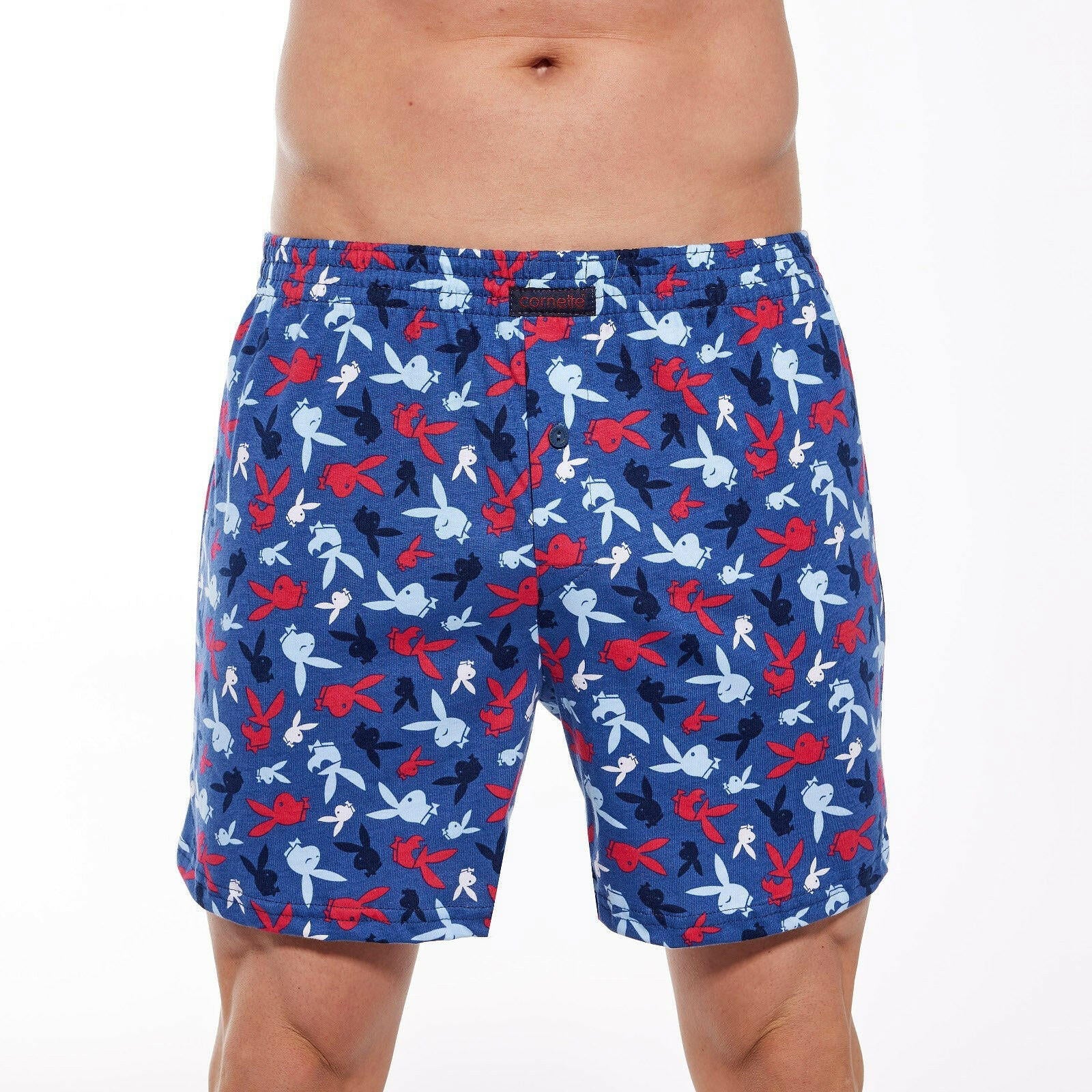 Boxer uomo in 100% cotone di alta qualità - CLASSIC - Coniglietti - 151 - Lullaby Lingerie