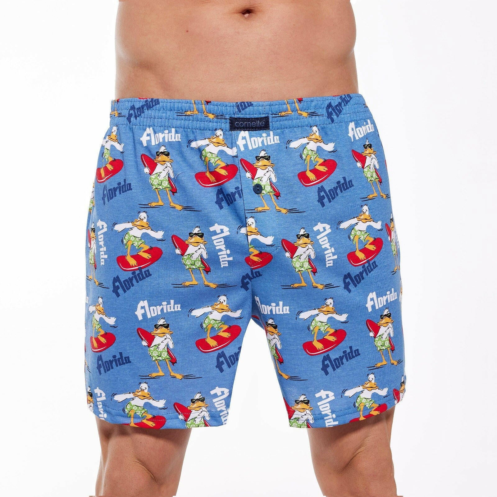 Boxer uomo in 100% cotone di alta qualità - CLASSIC - SURF - 153 - Lullaby Lingerie