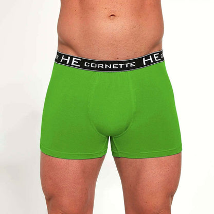 Boxer uomo in cotone elasticizzato - 503 High Emotion Energy - taglie dalla S alla 2XL -  -Verde - Lullaby Lingerie