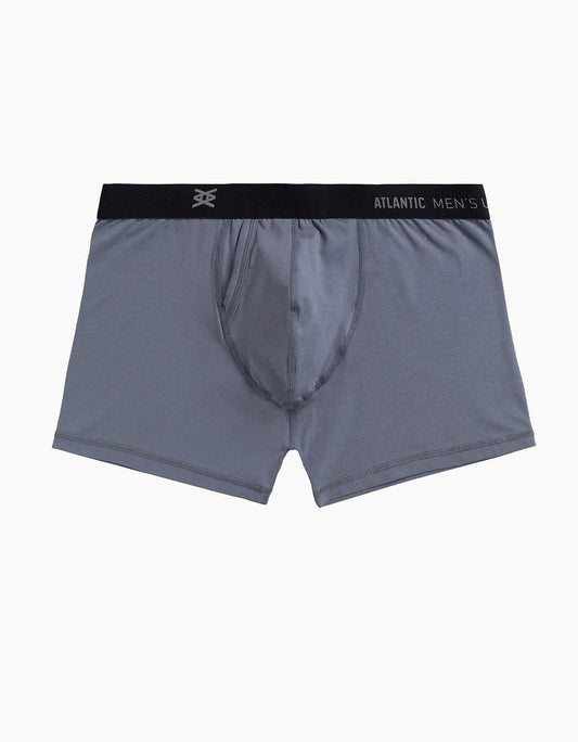 Boxer uomo in cotone elasticizzato con apertura laterale - MH-186 - Grigio - Lullaby Lingerie