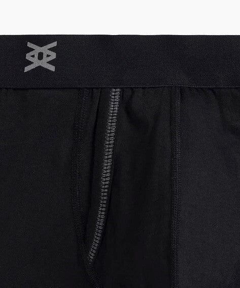 Boxer uomo in cotone elasticizzato con apertura laterale - MH-186 - Nero - Lullaby Lingerie