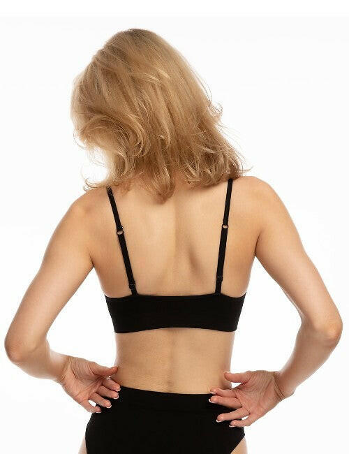 Bralette in Bambù - Nero - Lullaby Lingerie