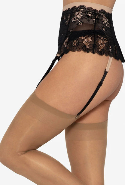 Calza da reggicalze velata - Kelly - 15 den - confezione da 2 pezzi - Lullaby Lingerie