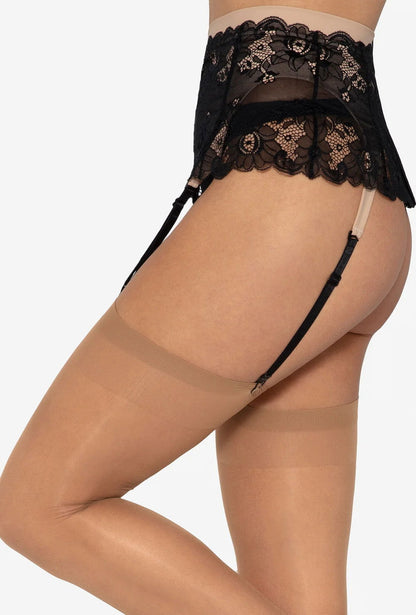 Calza da reggicalze velata - Kelly - 15 den - confezione da 2 pezzi - Lullaby Lingerie