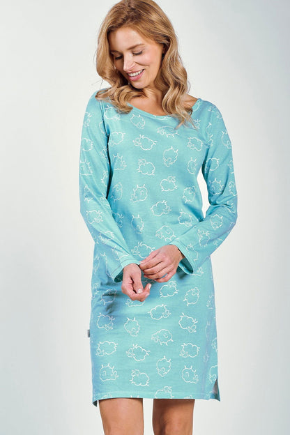 Camicia da notte da donna in 100% cotone - Abi - Lullaby Lingerie