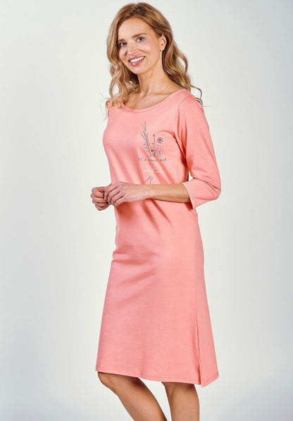 Camicia da notte da donna in cotone 100% - Ashley - Lullaby Lingerie