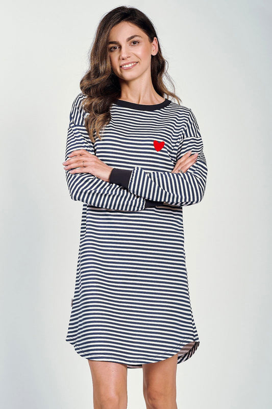Camicia da notte da donna in puro cotone - Trudy - Lullaby Lingerie